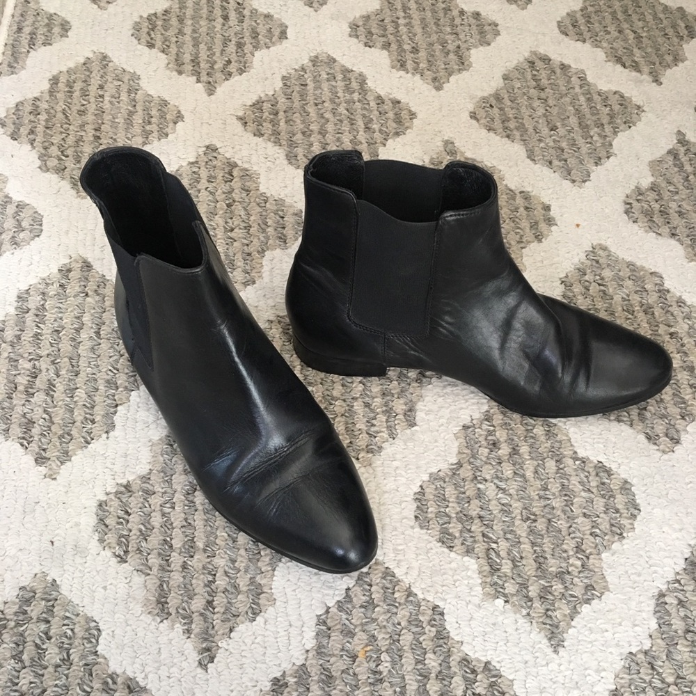 J Crew Black booties
